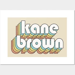 Retro Kane Brown Posters and Art